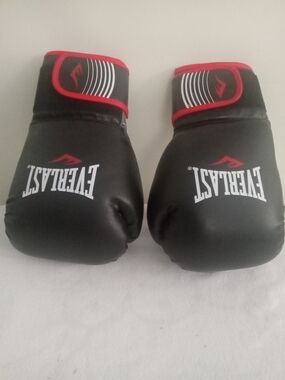 Everlast Core Training Black and Red Boxing Gloves 16 Oz